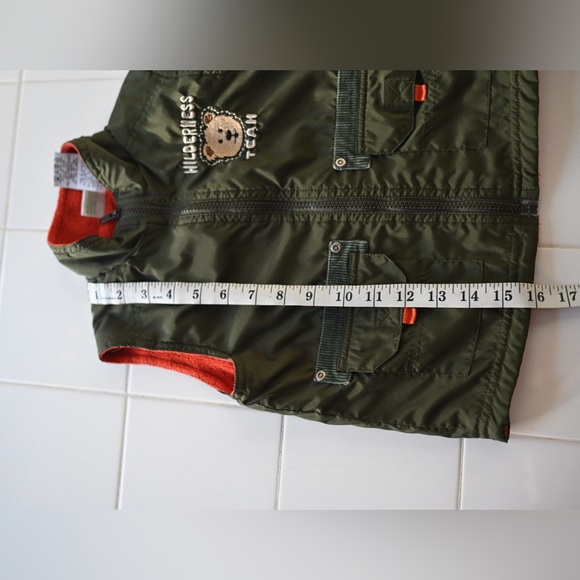 Sesame Street Kids Vest - Dark Green and Red - Picture 12 of 13